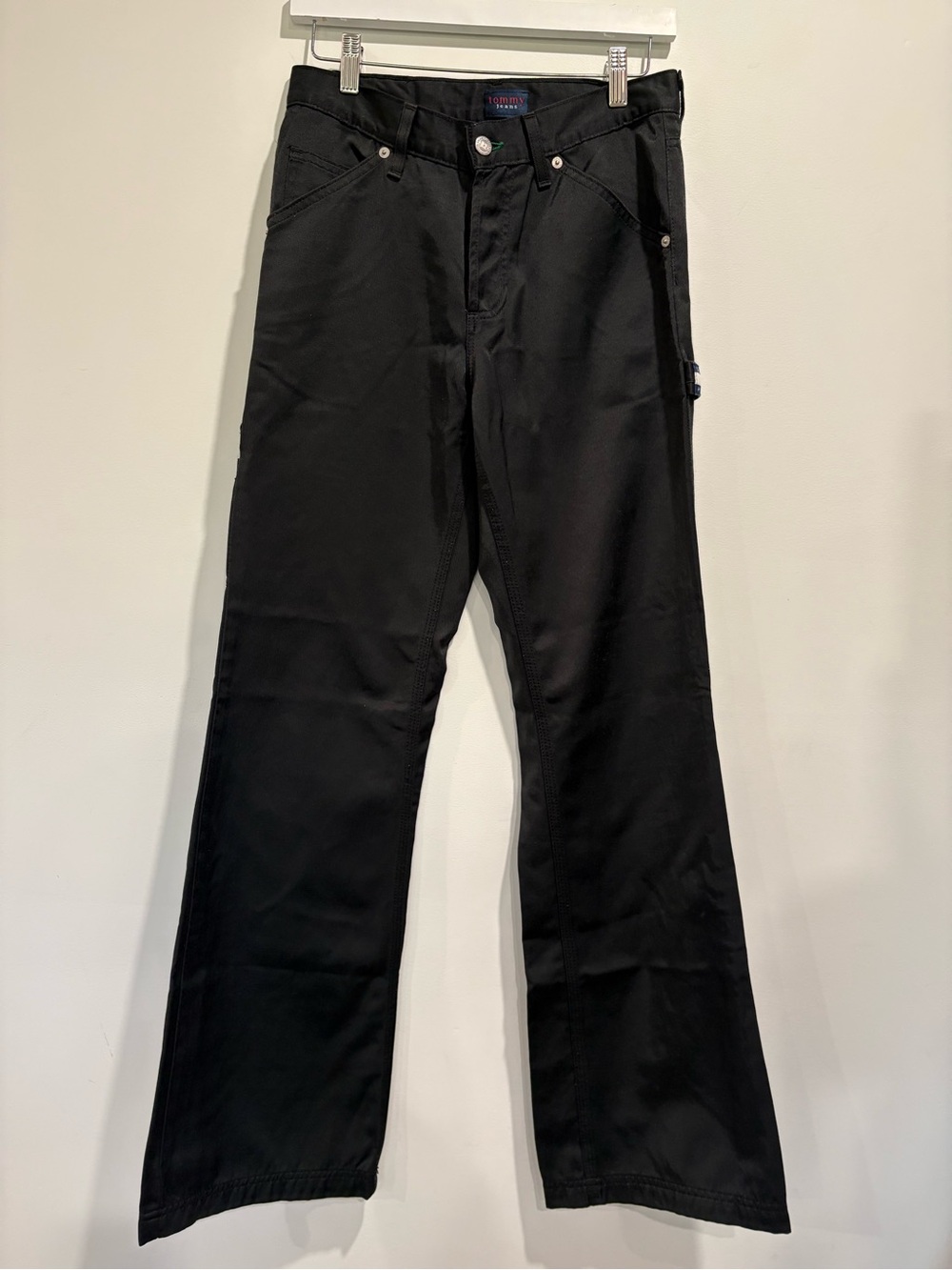 Vintage 90s Y2K Bootcut Tommy Hilfiger Tommy Jeans Carpenter Cargo Pants Utility